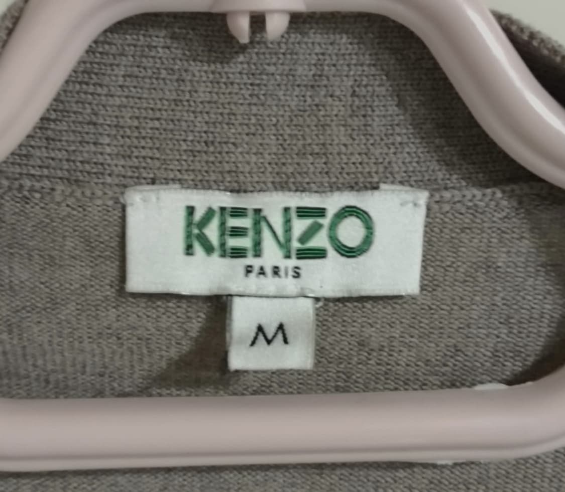 85 겐조 메탈로고 옆트임 가디건 오버핏 상품이미지2