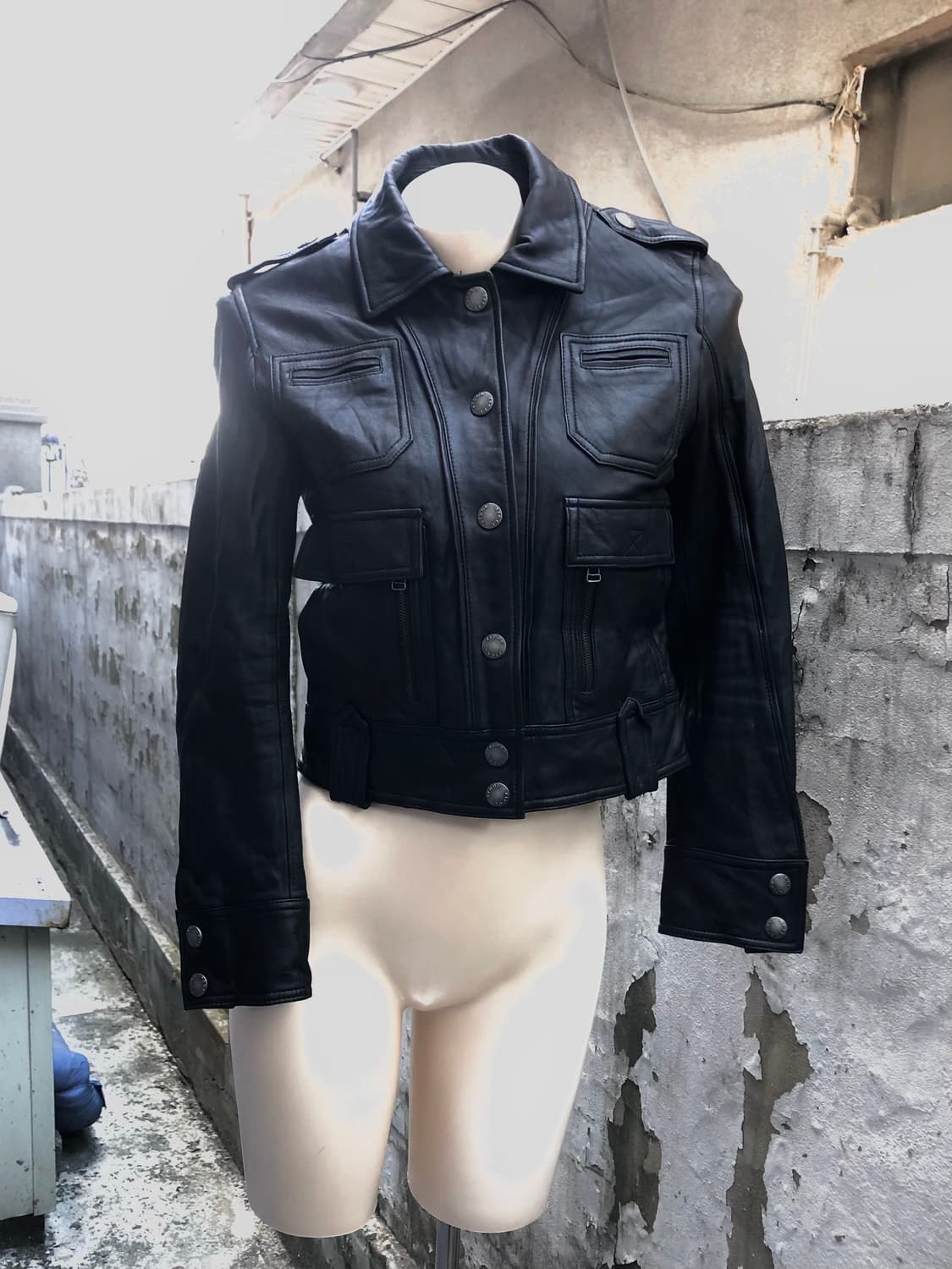 black punk leopard set 상품이미지3