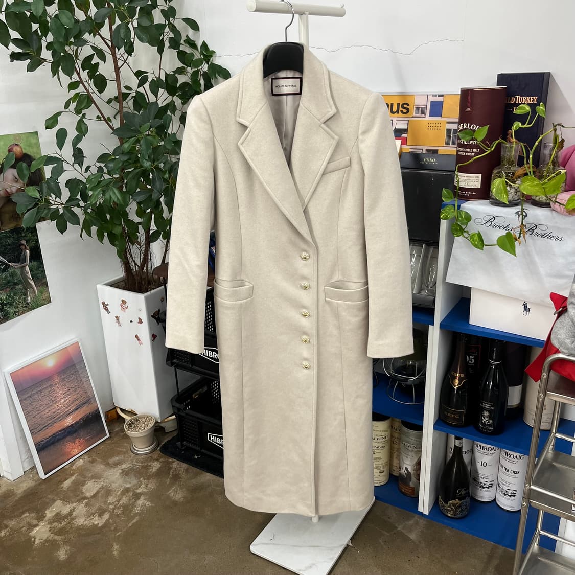 모조에스핀 캐시미어100% 코트 66 상품이미지1