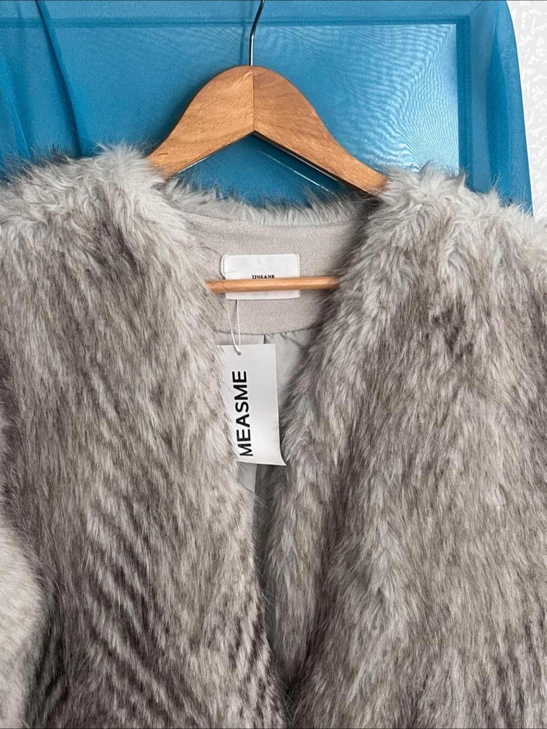 MEASME 퍼 자켓  지그재그 에이블리 자켓 상품이미지2