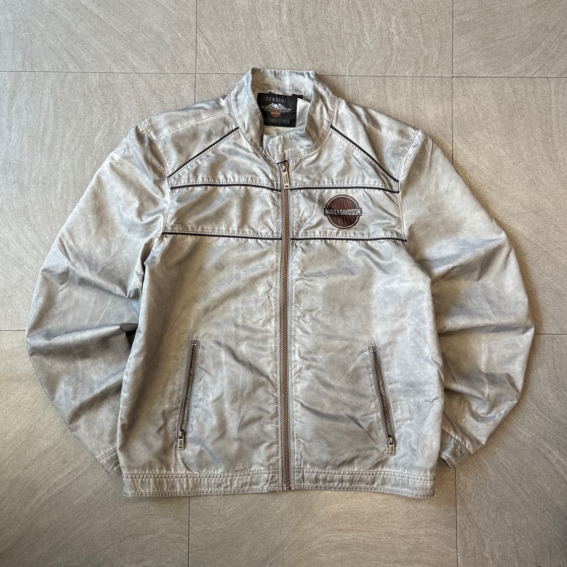 할리데이비슨 그레이 바람막이 자켓 상품이미지1