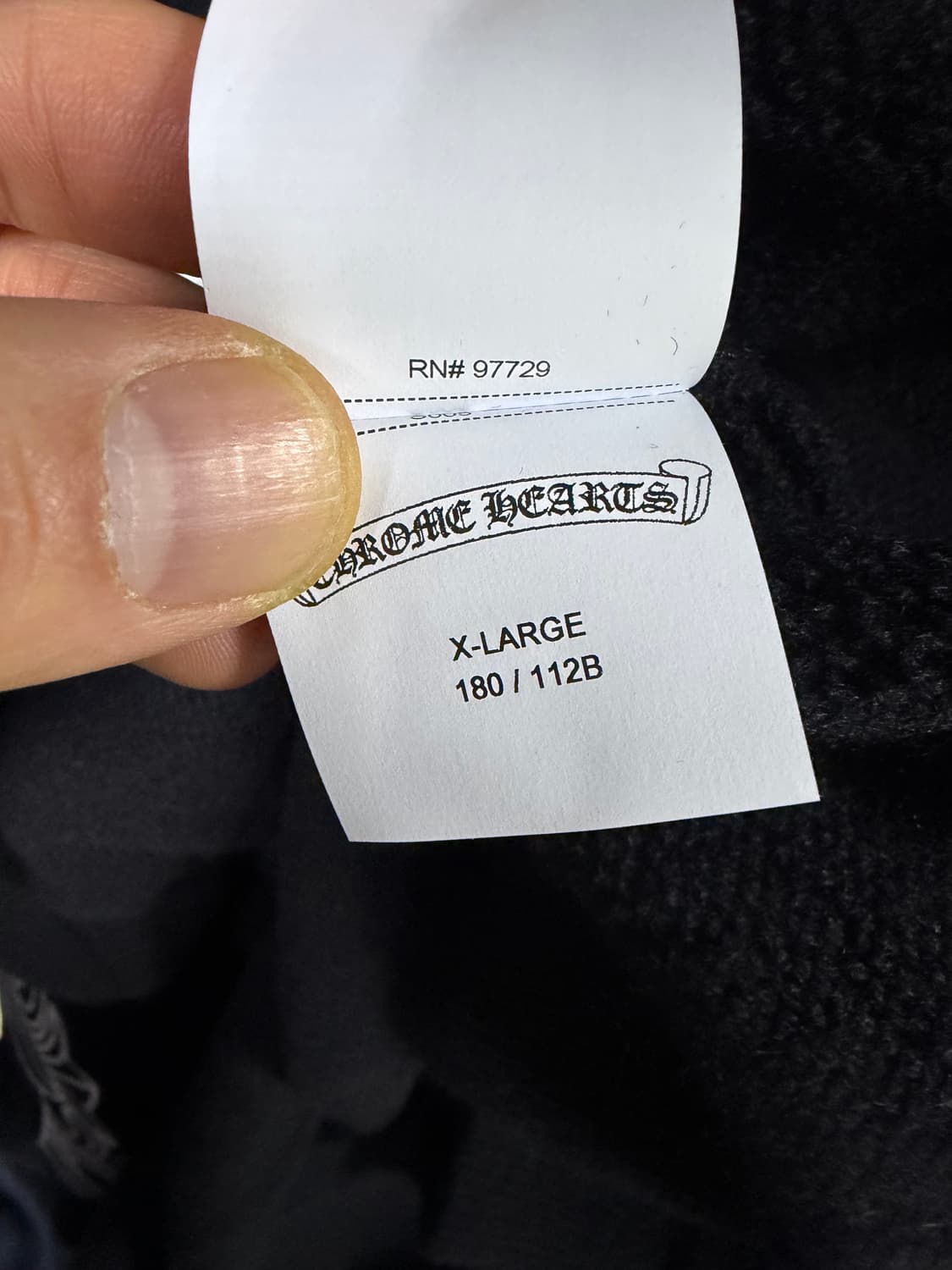 크롬하츠 화이트 자수 블랙 니트 XL 상품이미지8