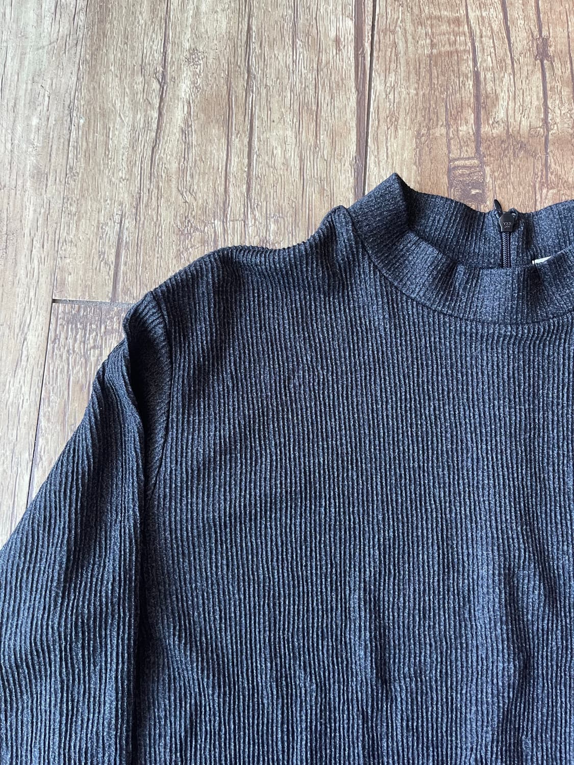 Ethnic Ribbed Half Blouse 상품이미지4