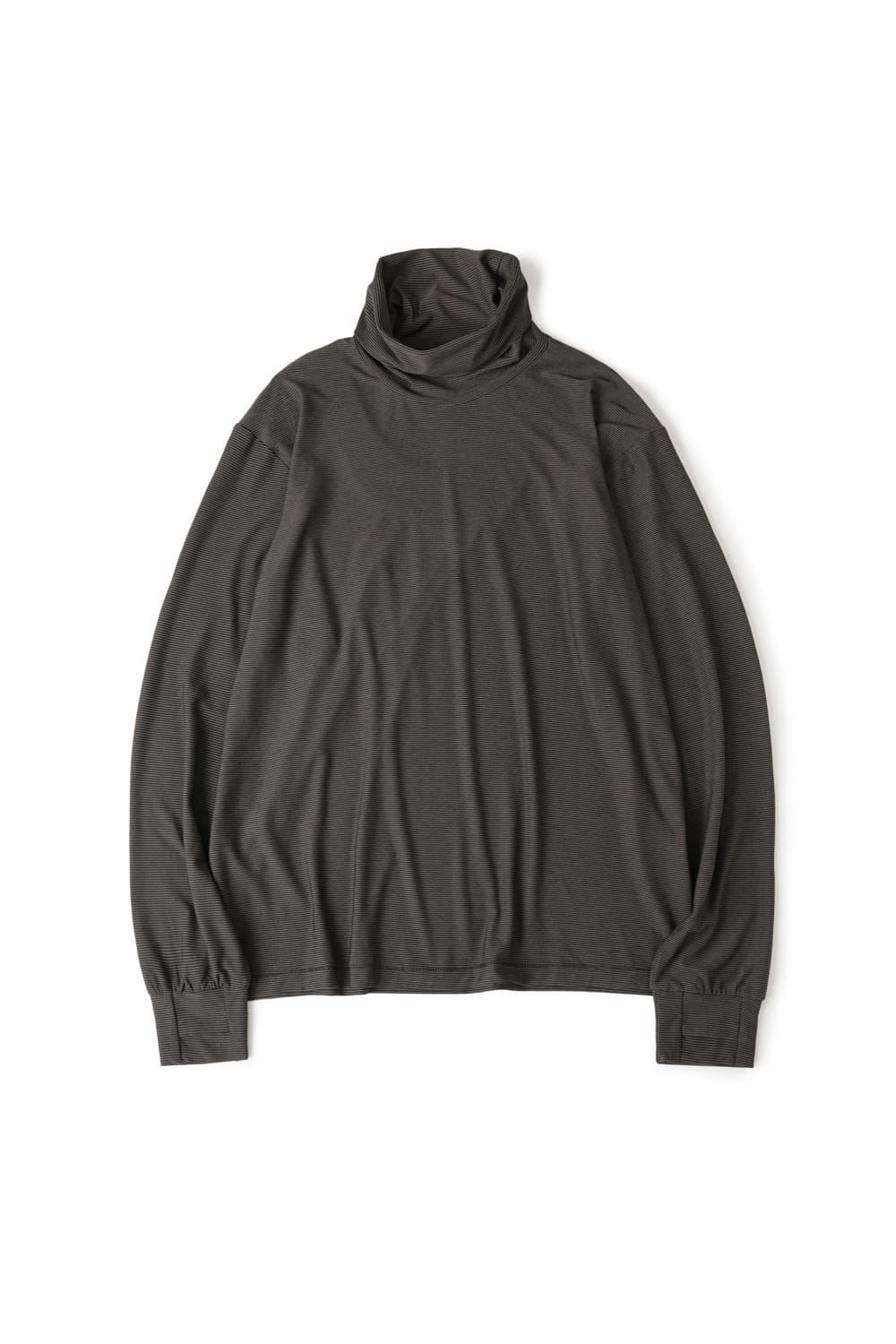 해칭룸 Boxer Turtleneck Tee Stripe 블랙 상품이미지1