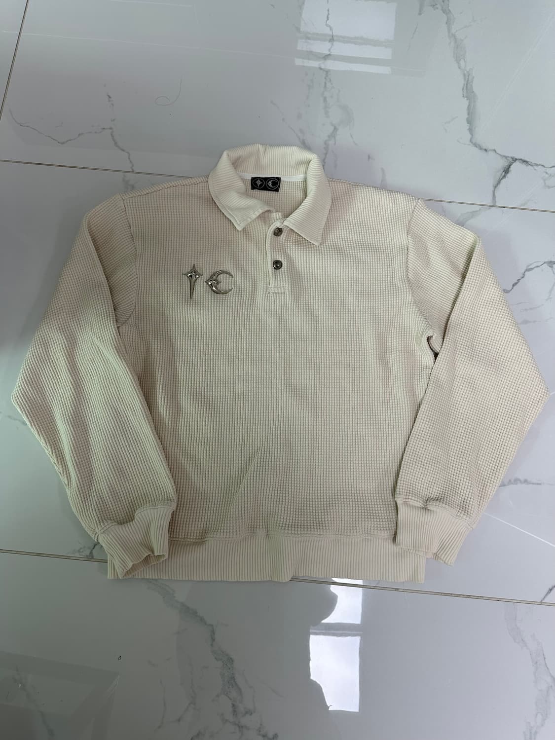 떠그클럽 TC PK 와플 긴팔 카라티 L 상품이미지1