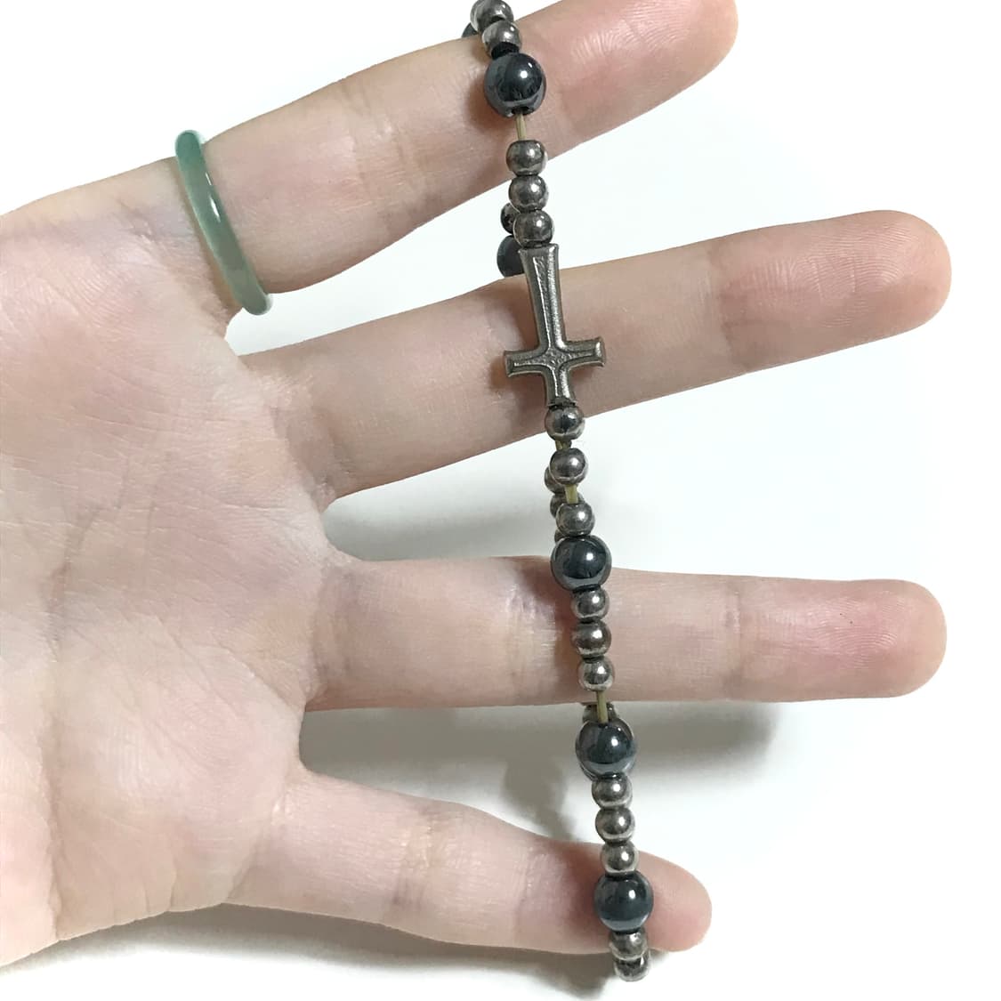 일본 빈티지 십자가 팔찌 고딕 고스 로리 펑크 그런지 엔틱 갸루  상품이미지4