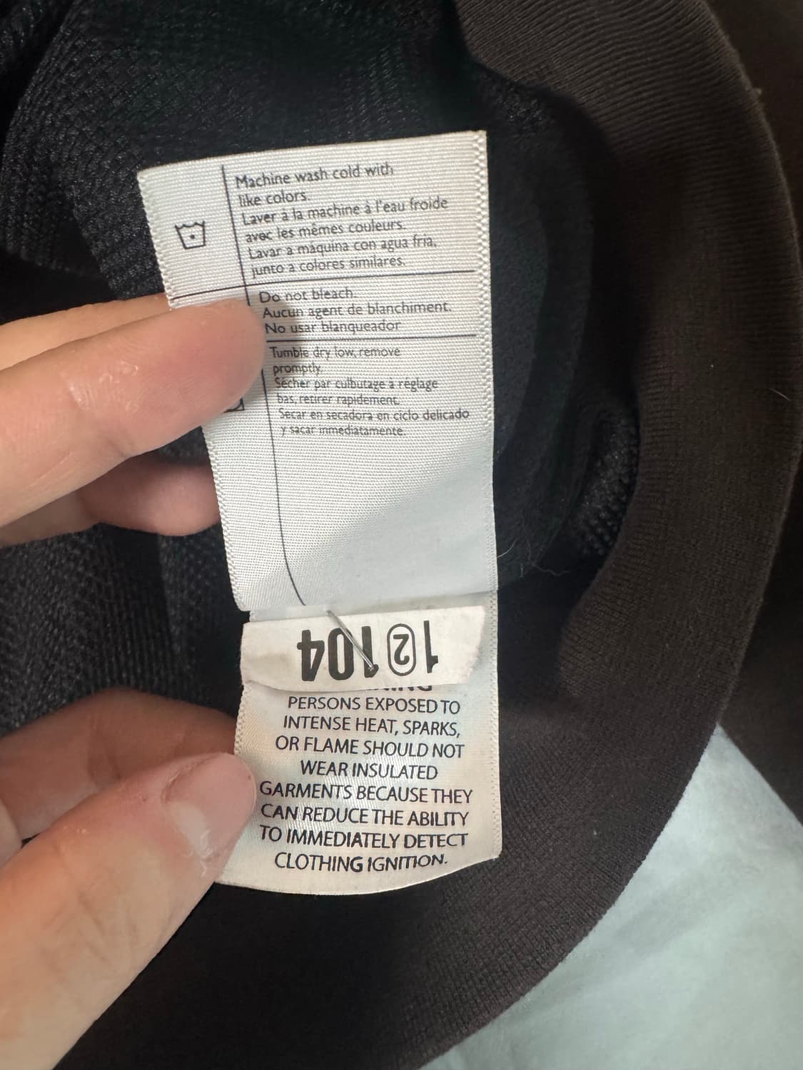 칼하트 써멀 다크브라운 후드집업 상품이미지5