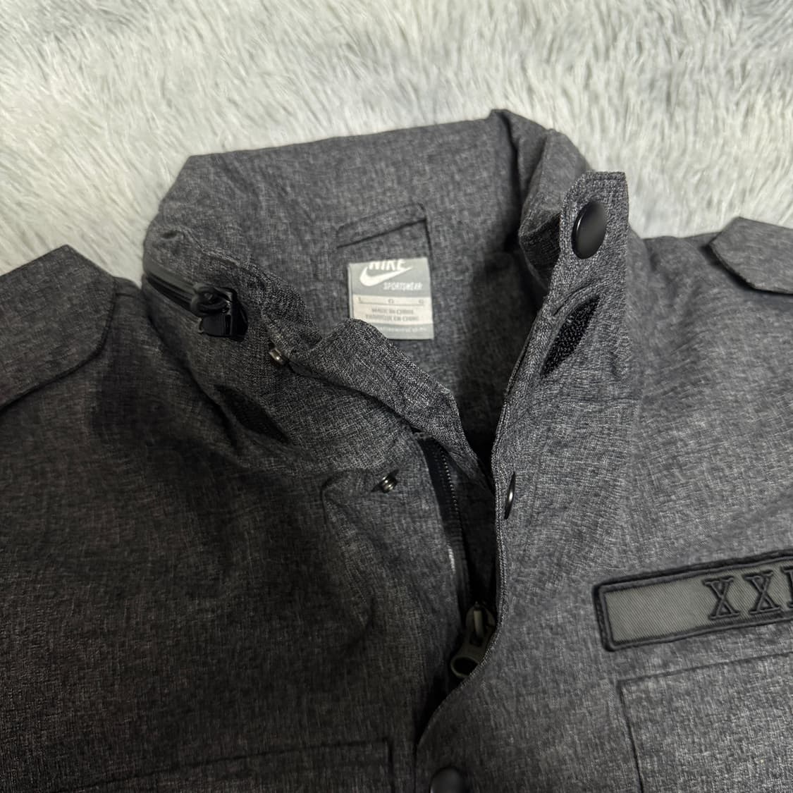 나이키 nsw 코비 M65 바람막이 야상 100 L사이즈  총장 75 가 상품이미지3