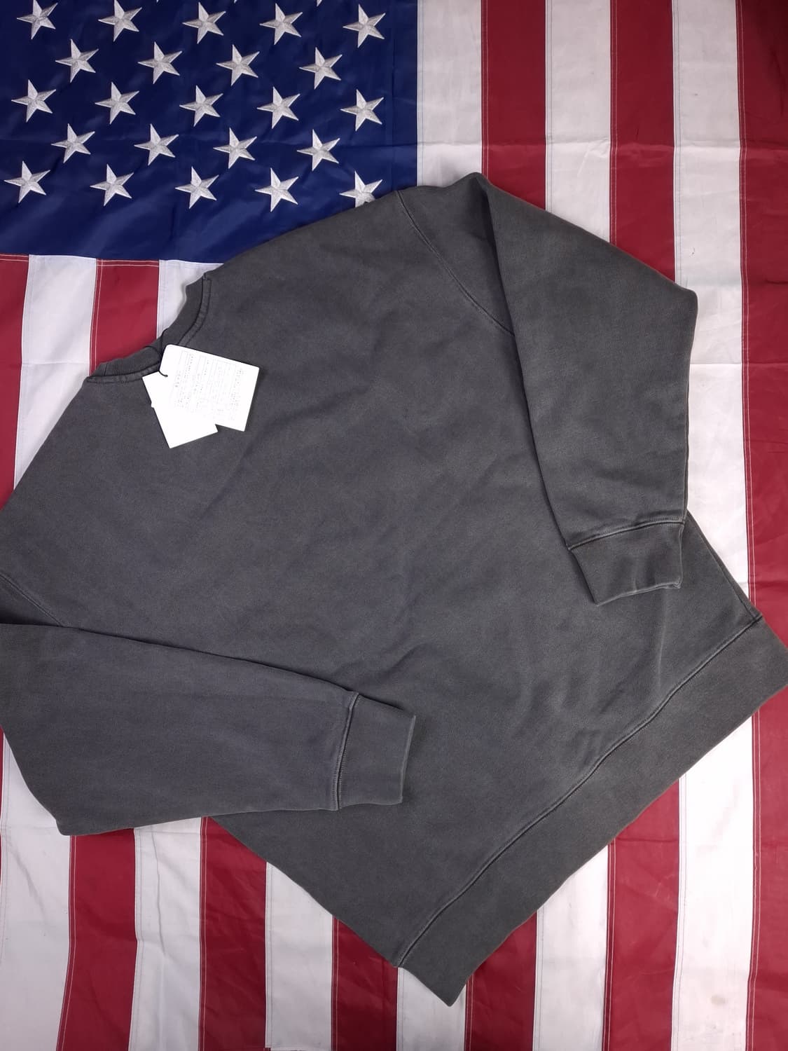 택새제품 오리지날 소버먼트 피그먼트 차콜그레이 맨투맨 챠콜 상품이미지4