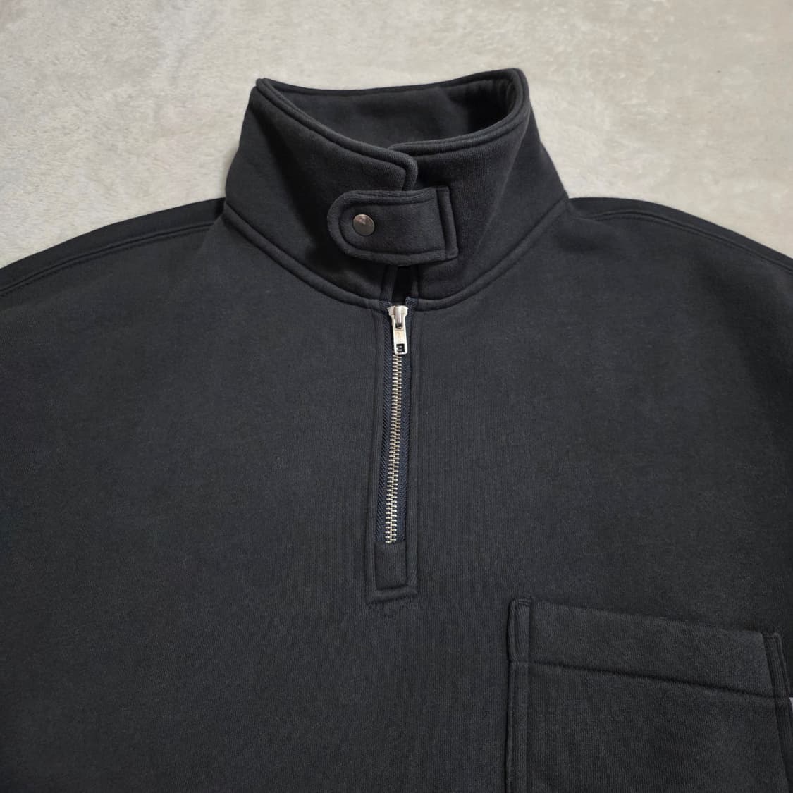 (XL)에스피오나지 하프집업 맨투맨 그레이 상품이미지2