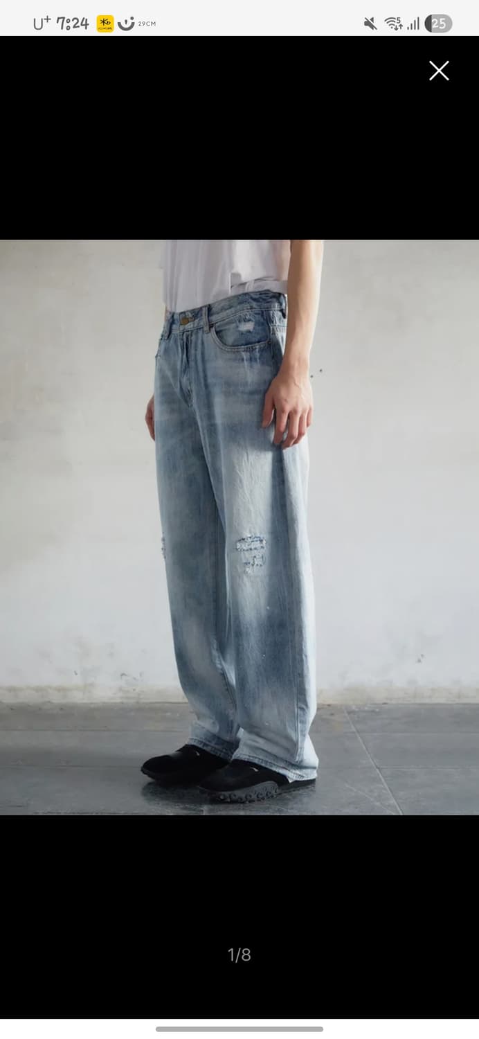 주앙옴므 빈티지 워시드 데님 팬츠 상품이미지2