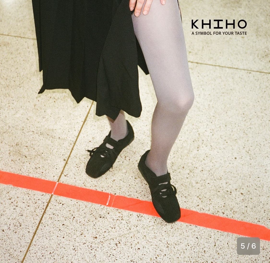 기호 khiho 핑킹 메리제인 스니커즈 블랙 250 상품이미지5