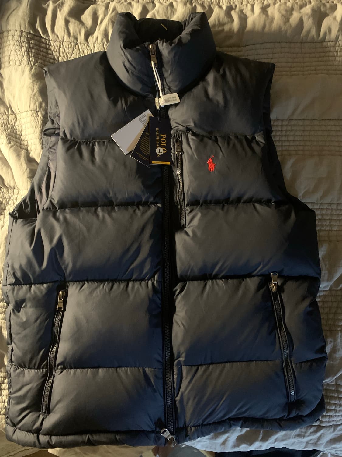 폴로 조끼패딩 상품이미지1