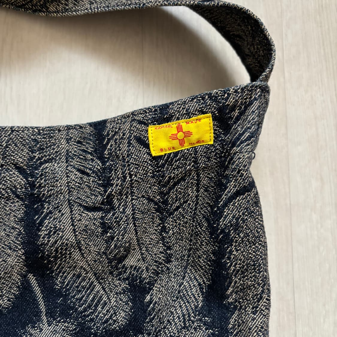 캐피탈 12온즈 페더 데님 북 백 인디고  상품이미지2