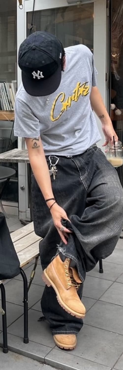 뉴에라 59FIFTY 파워드 바이 고로 나카츠가와 블랙워치 네이비 캡 상품이미지1