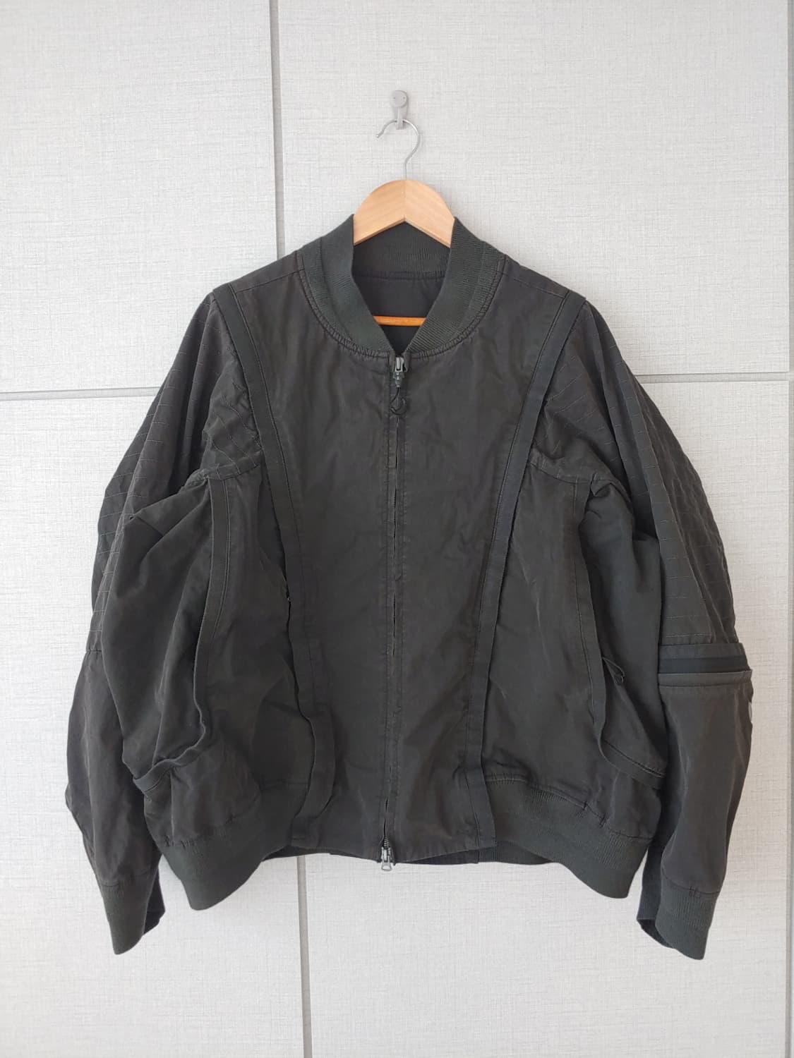 [XL] 햄커스 LPU 러스티 테크니션 익스펜더블 봄버 자켓 카본 블랙 상품이미지8