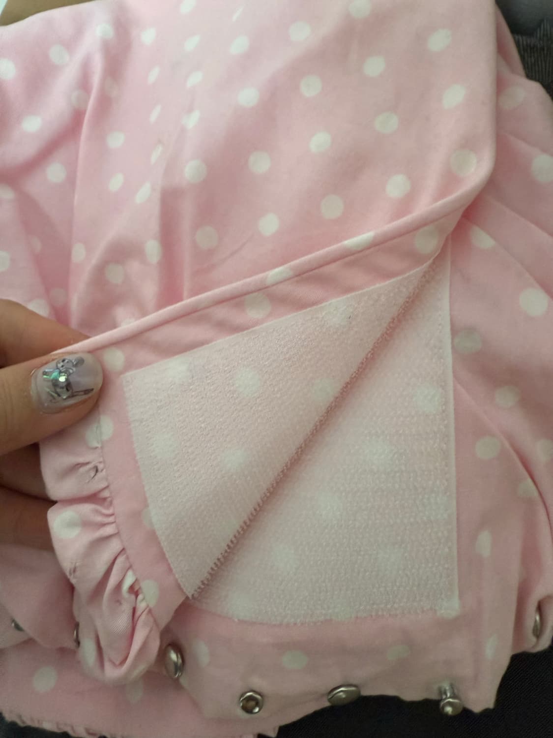 Ans Dotsloevner 핑크 도트 스커트 상품이미지8