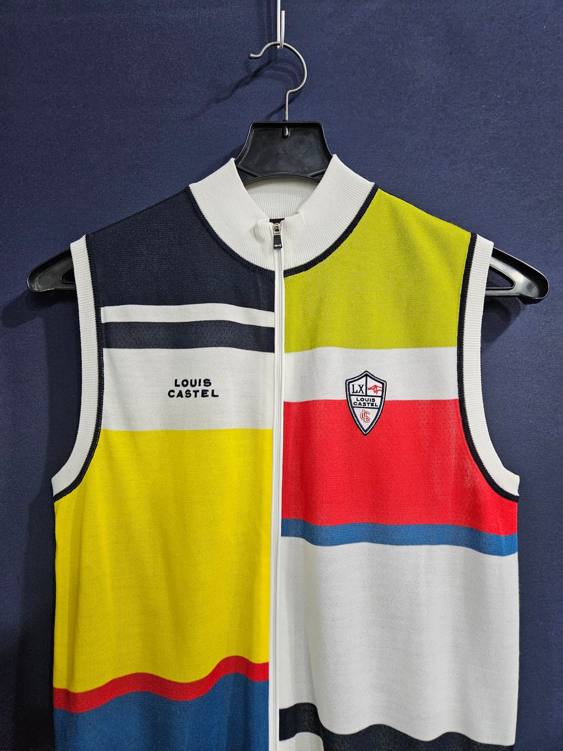 루이까스텔 패턴 배색 남성 95 골프 베스트  상품이미지6