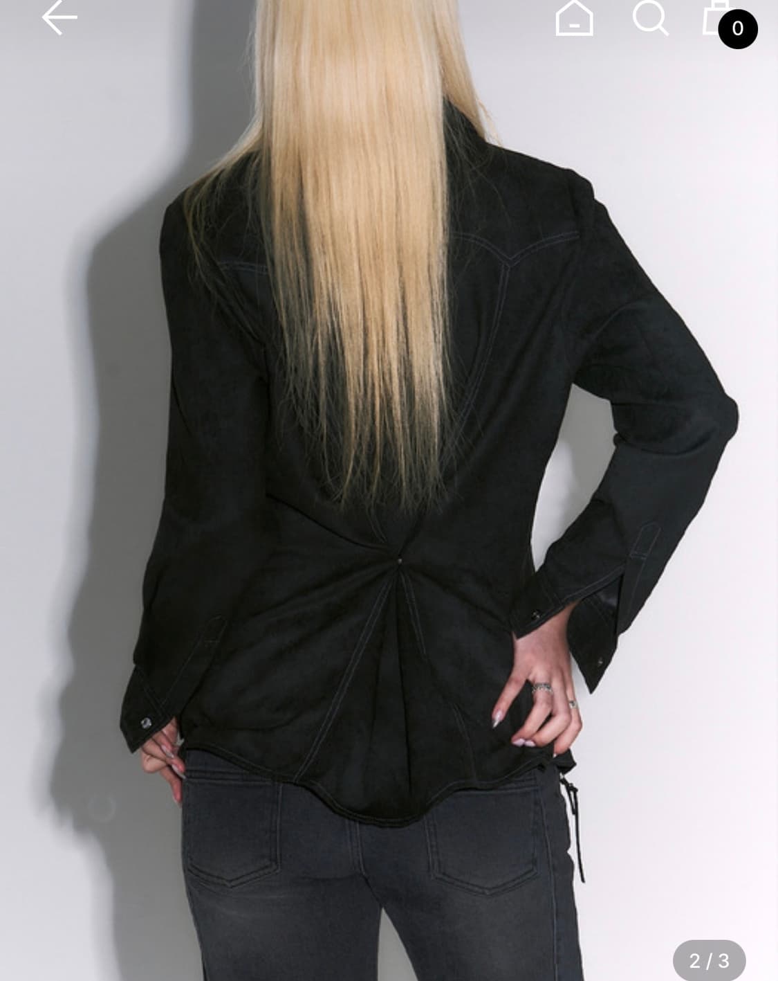 결 웨스턴 포켓 셔츠 상품이미지2