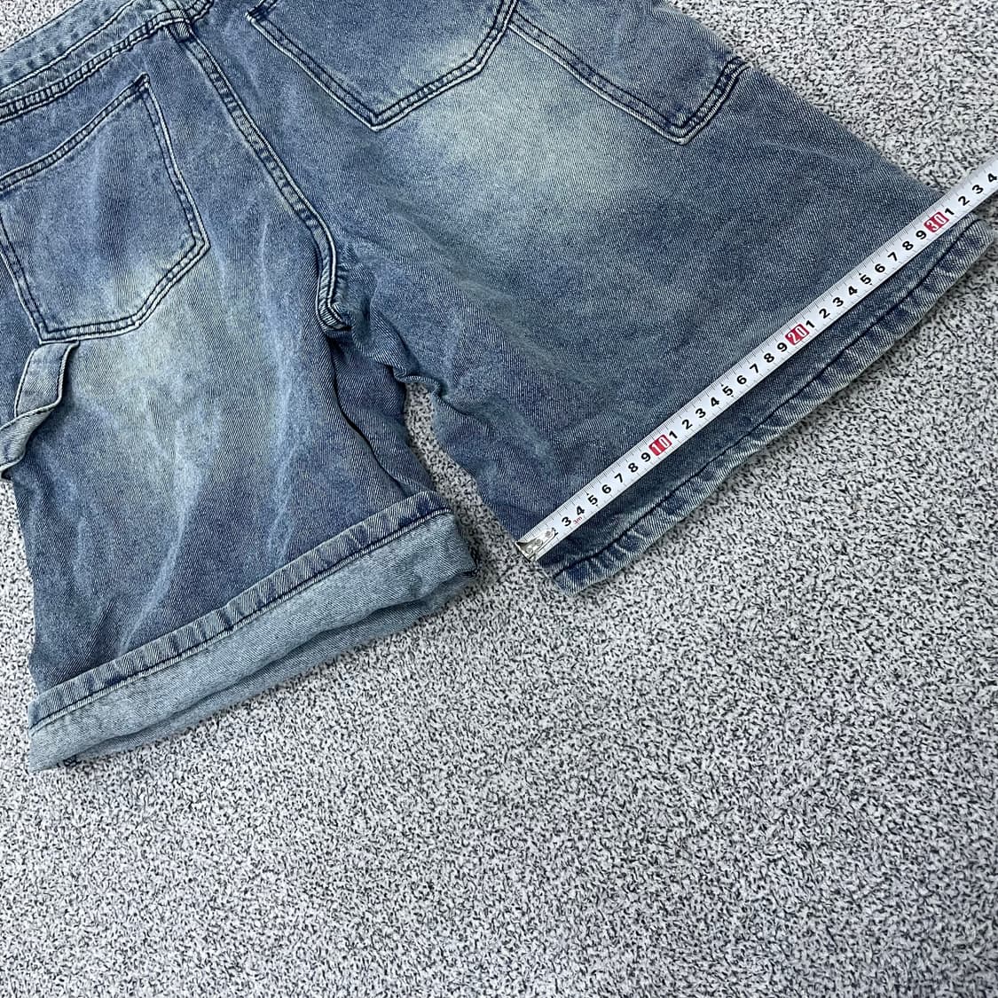 실측확인 디미트리 버뮤다 데님 반바지 0303S2 상품이미지6