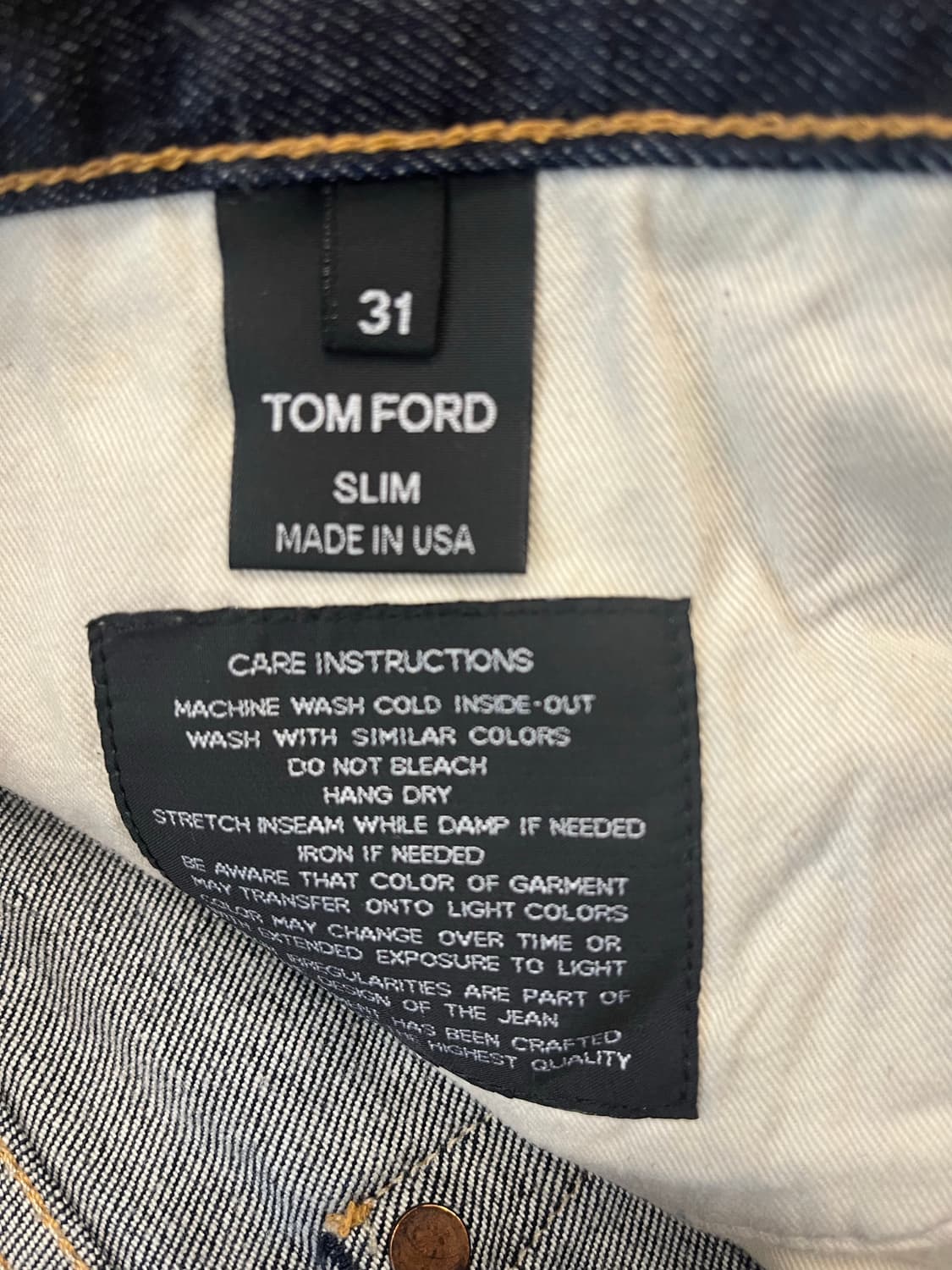 TOM FORD ROW INDIGO JEANS 상품이미지8