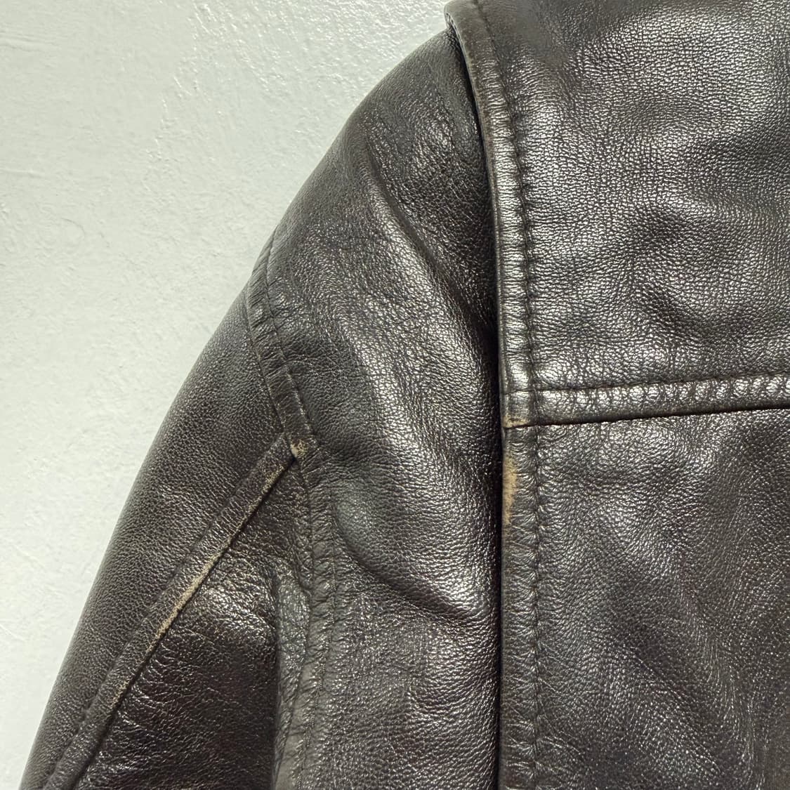 국군 레더 조종사 자켓 상품이미지10