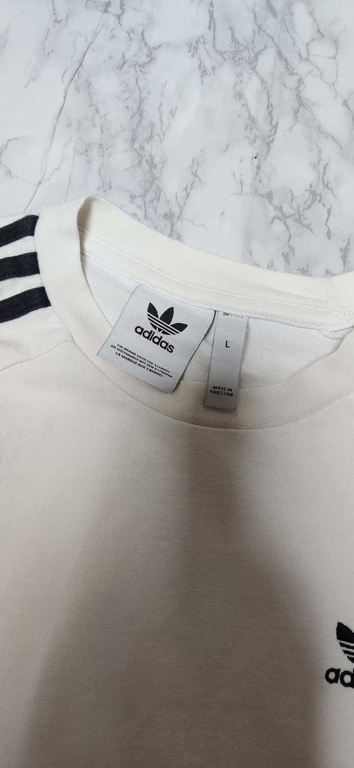 아디다스 삼선 흰검 롱슬리브 긴팔 티 상품이미지5