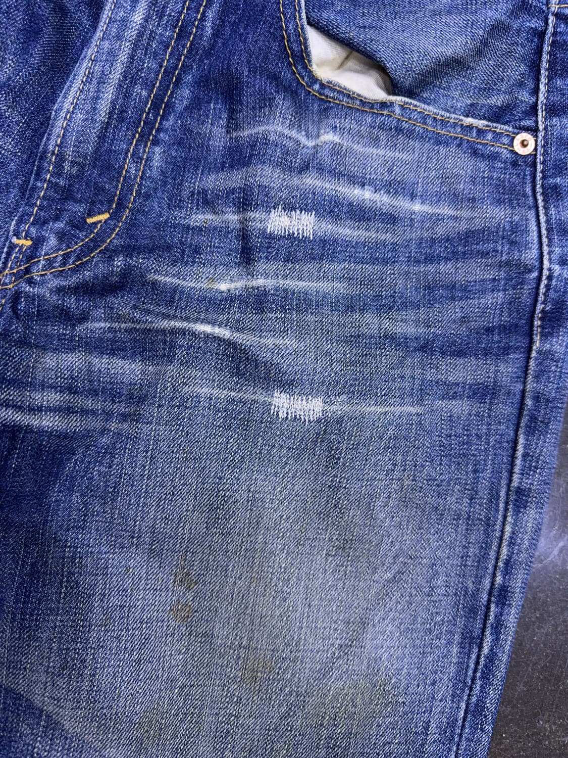 리바이스 524 스트레이트핏 00's 빈티지 워싱 데님팬츠 30 상품이미지4