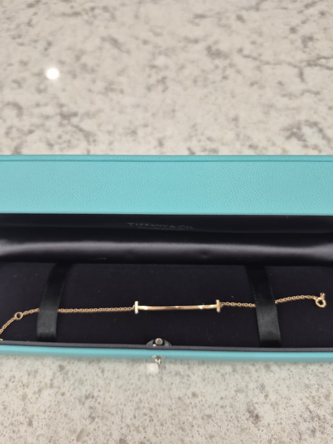 티파니앤코 T 스마일 팔찌 로즈골드 M사이즈 풀세트25년5월 상품이미지4