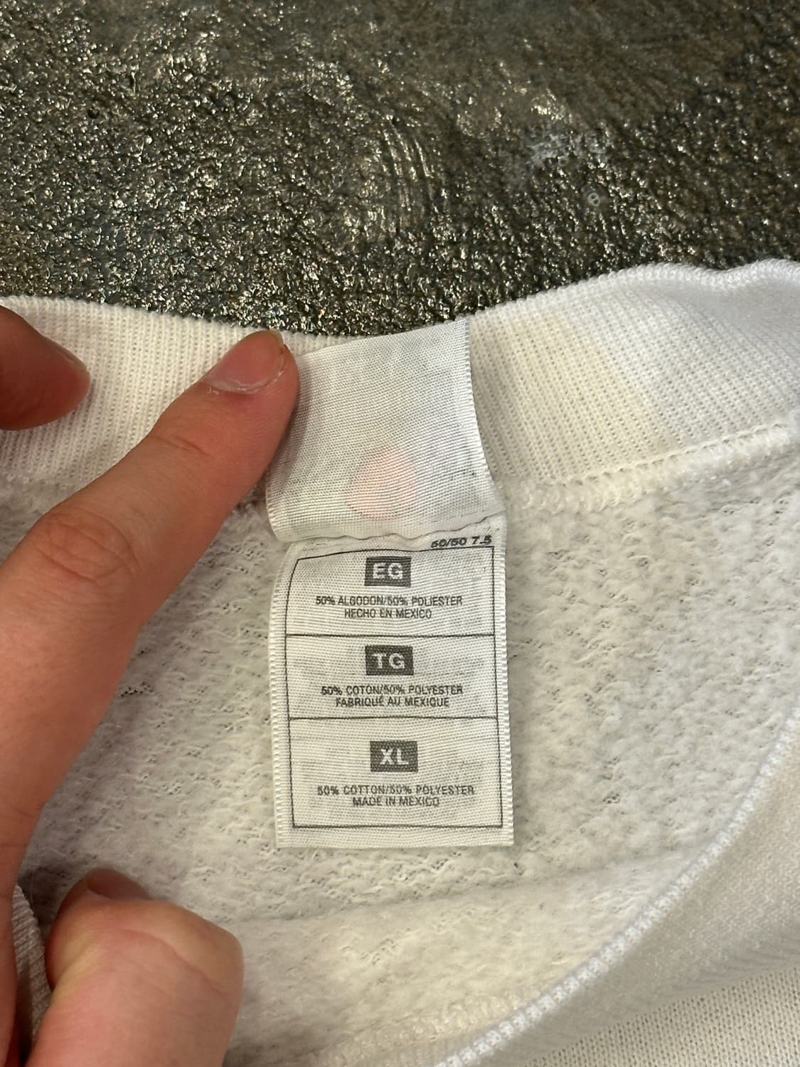 90s 50/50 프룻오브더룸 스웻셔츠 XL 상품이미지5