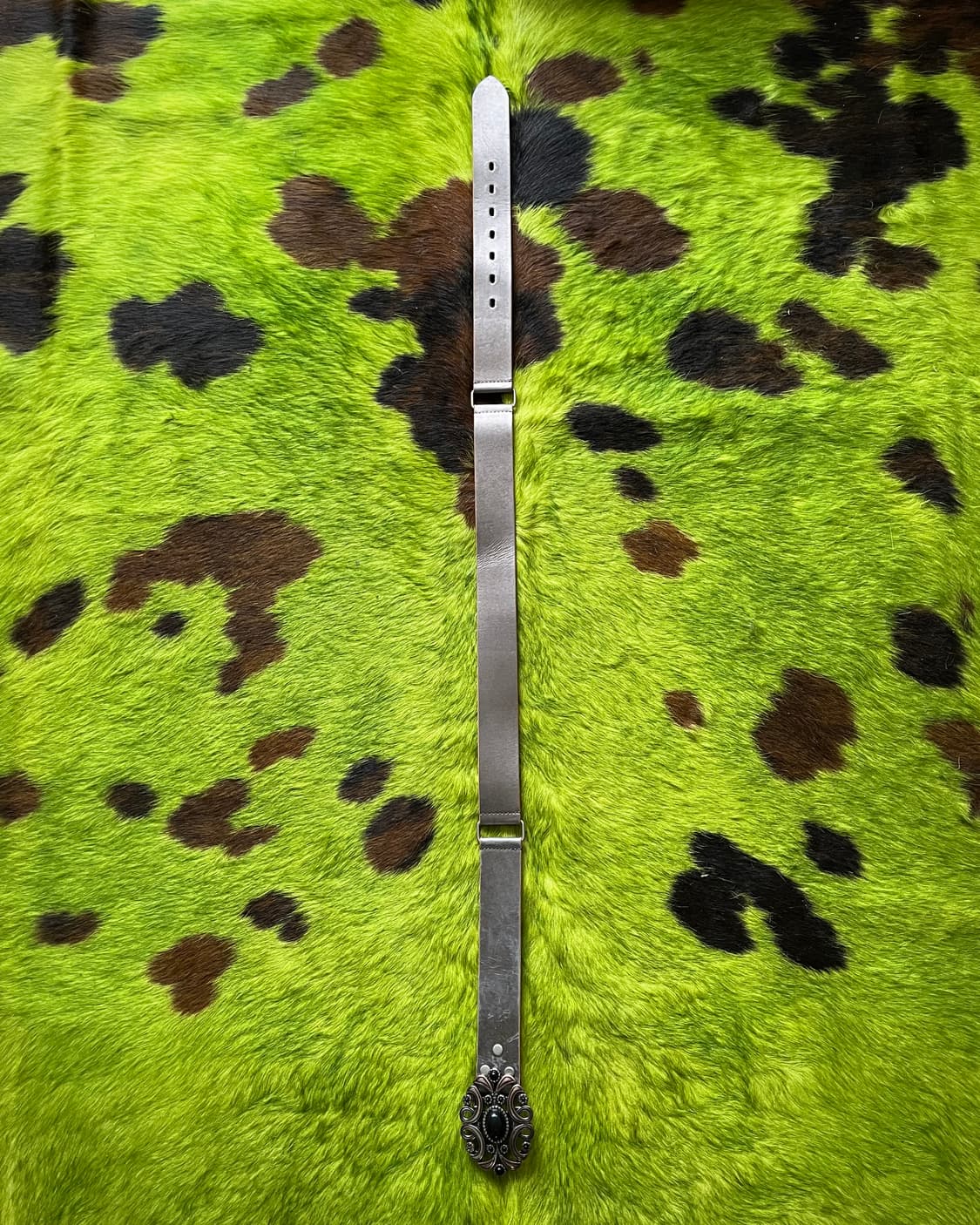 Hawk Company Metal Leather Western Belt 상품이미지8