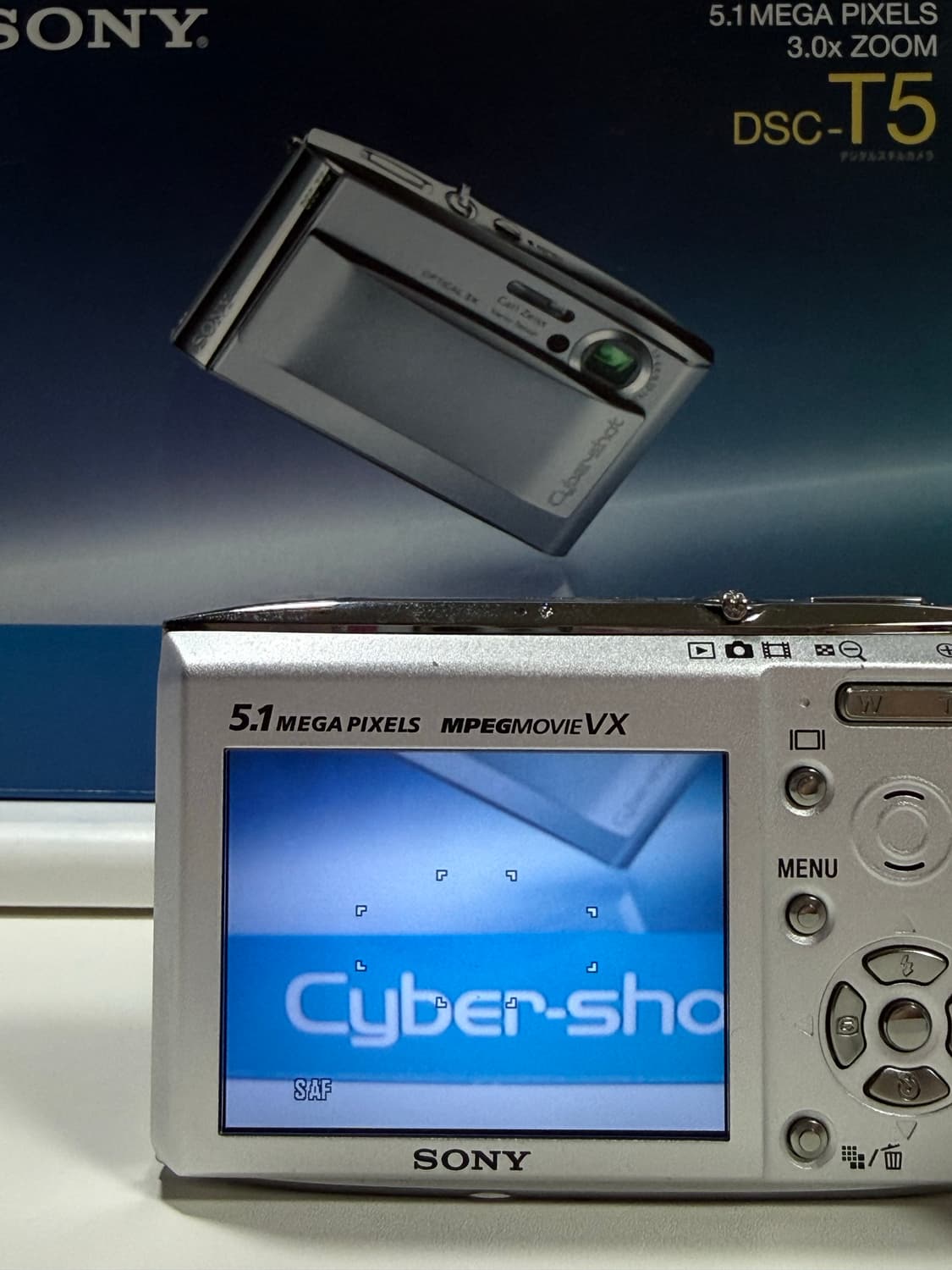 박스셋！ 소니 사이버샷 Cybershot  DSC-T5 디지털카메라 디카 상품이미지1