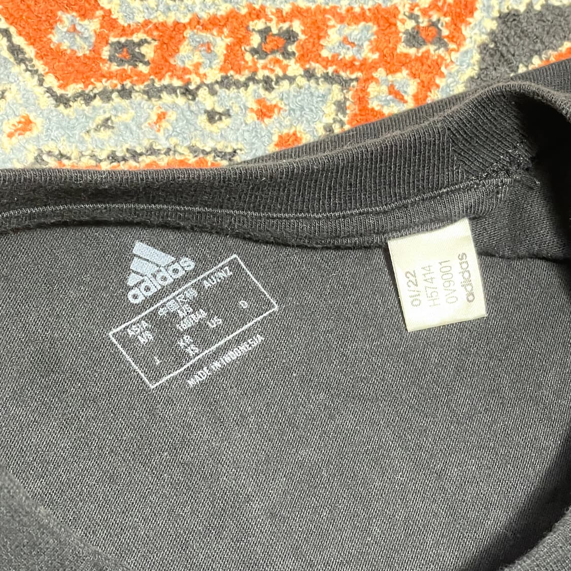 아디다스 삼각로고 블랙 반팔 롱원피스 여성XS 상품이미지4