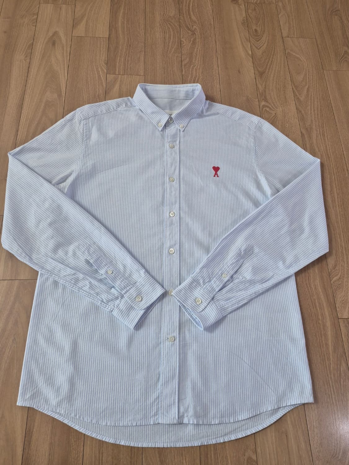 아미 스트라이프 옥스포드 긴팔 셔츠 42 상품이미지1