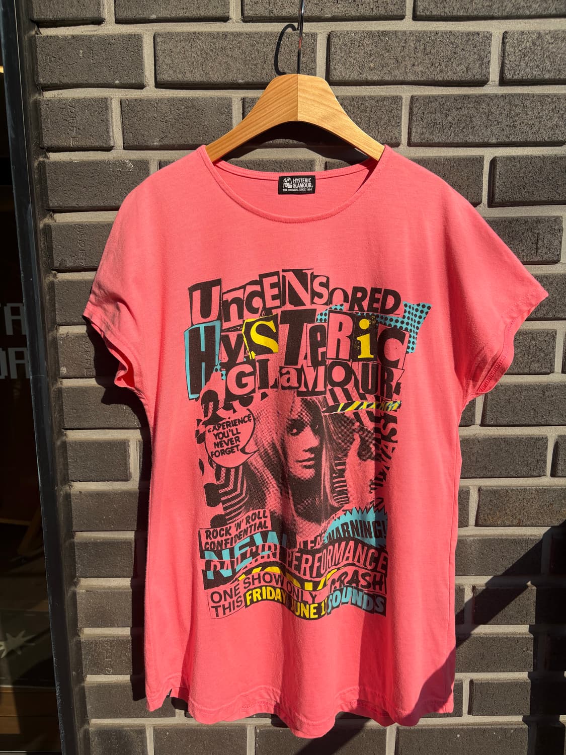 히스테릭글래머 코랄 패턴 반팔티셔츠  상품이미지5