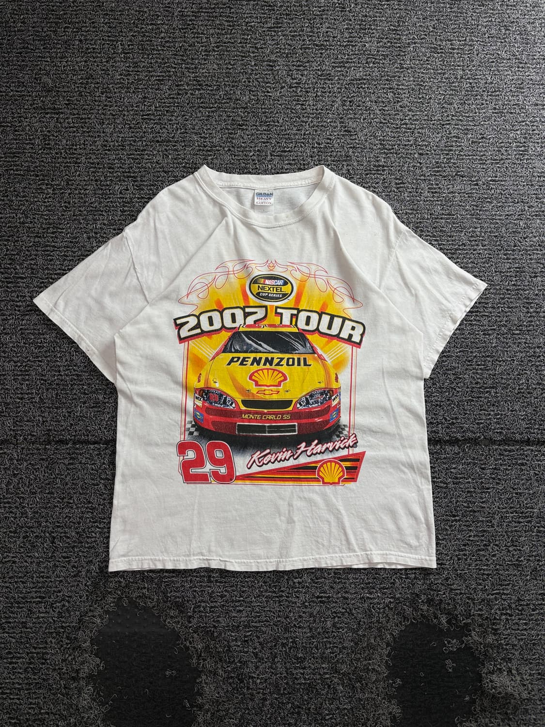 00s NASCAR 넥스텔 컵 투어 펜조일 티셔츠 4484 상품이미지2