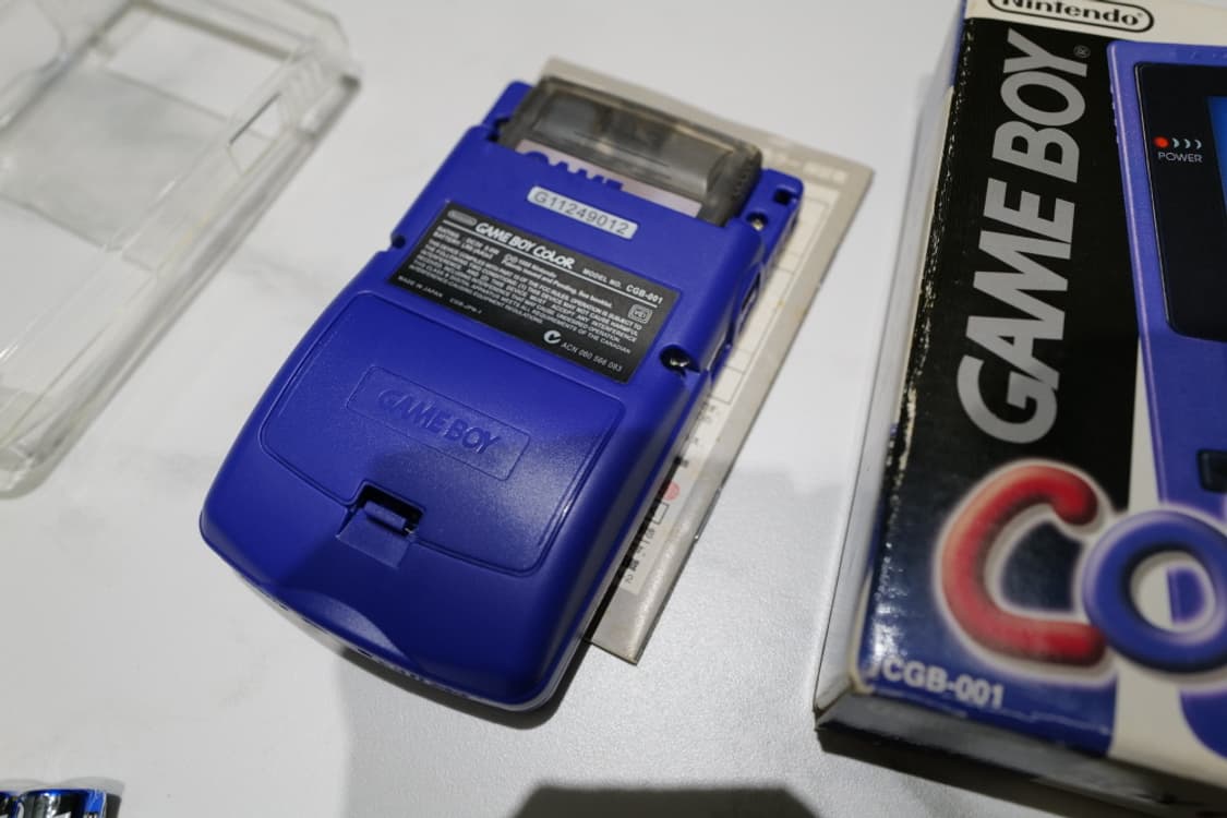 (새제품) 닌텐도 게임보이 컬러 CGB(gbc)퍼플 풀박스  상품이미지3