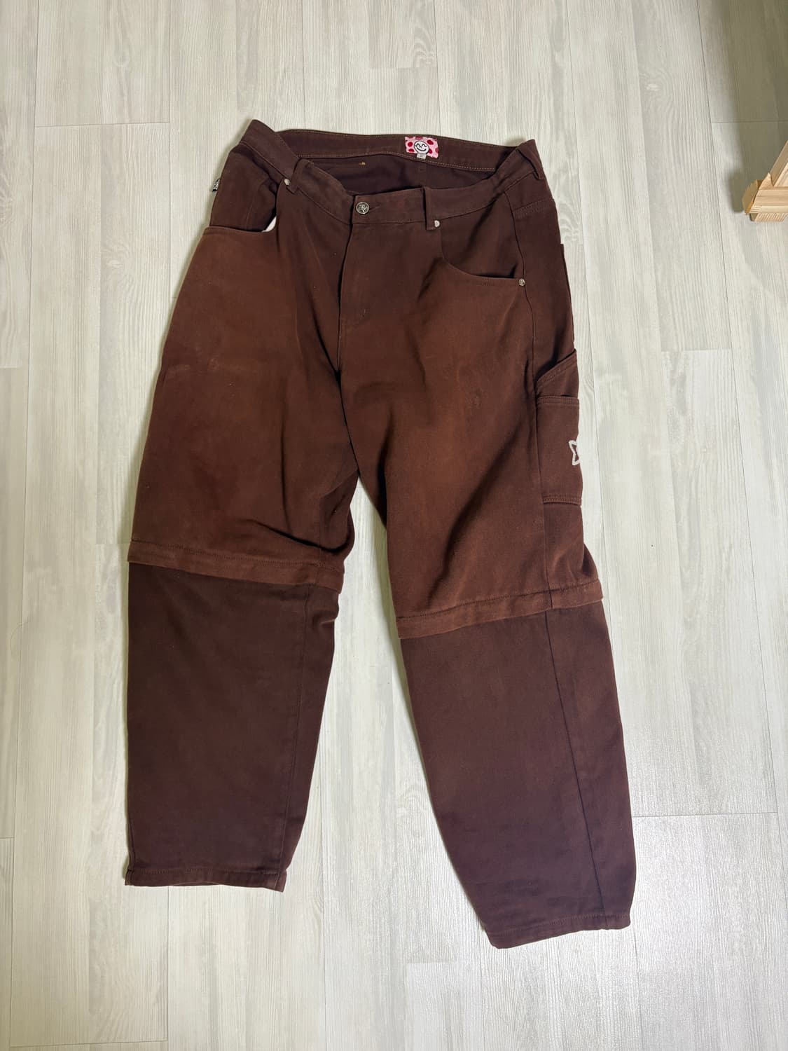 스타팀 브라운 배기 데님 32 상품이미지2