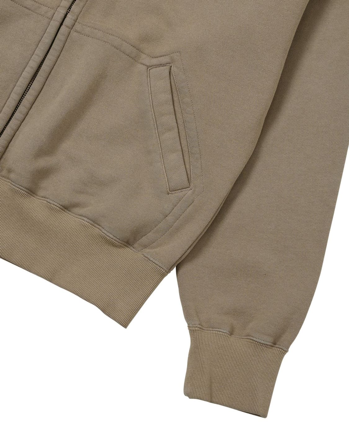 웰빙익스프레스 로고 패치 집업 - 모카 M 상품이미지4