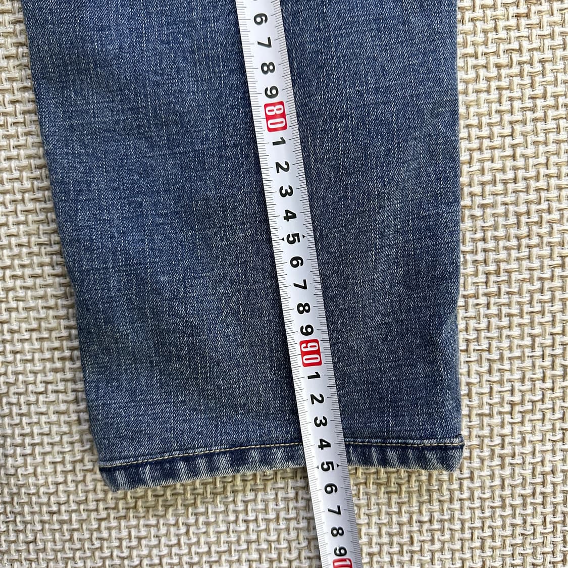 76 게스 스트레이트 핏 데님 팬츠0427D 상품이미지5