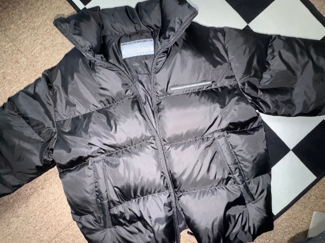 스컬프터 107 크롭 푸퍼 다운 매트 블랙 판매합니다 상품이미지3