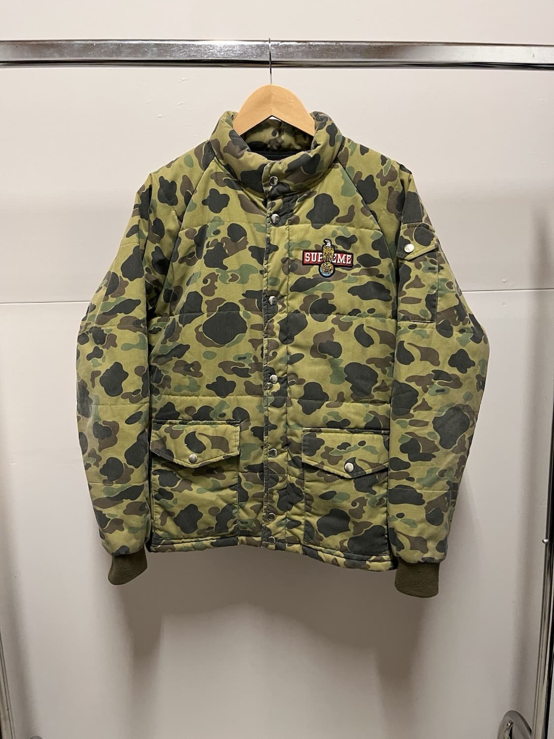 슈프림 이글 패치 퀼팅 카모 자켓 상품이미지3