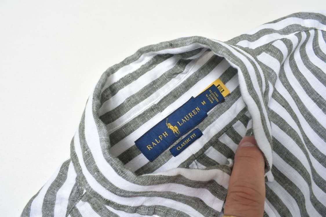 폴로 랄프로렌 큐알 린넨 셔츠 남방 M N1262 상품이미지7