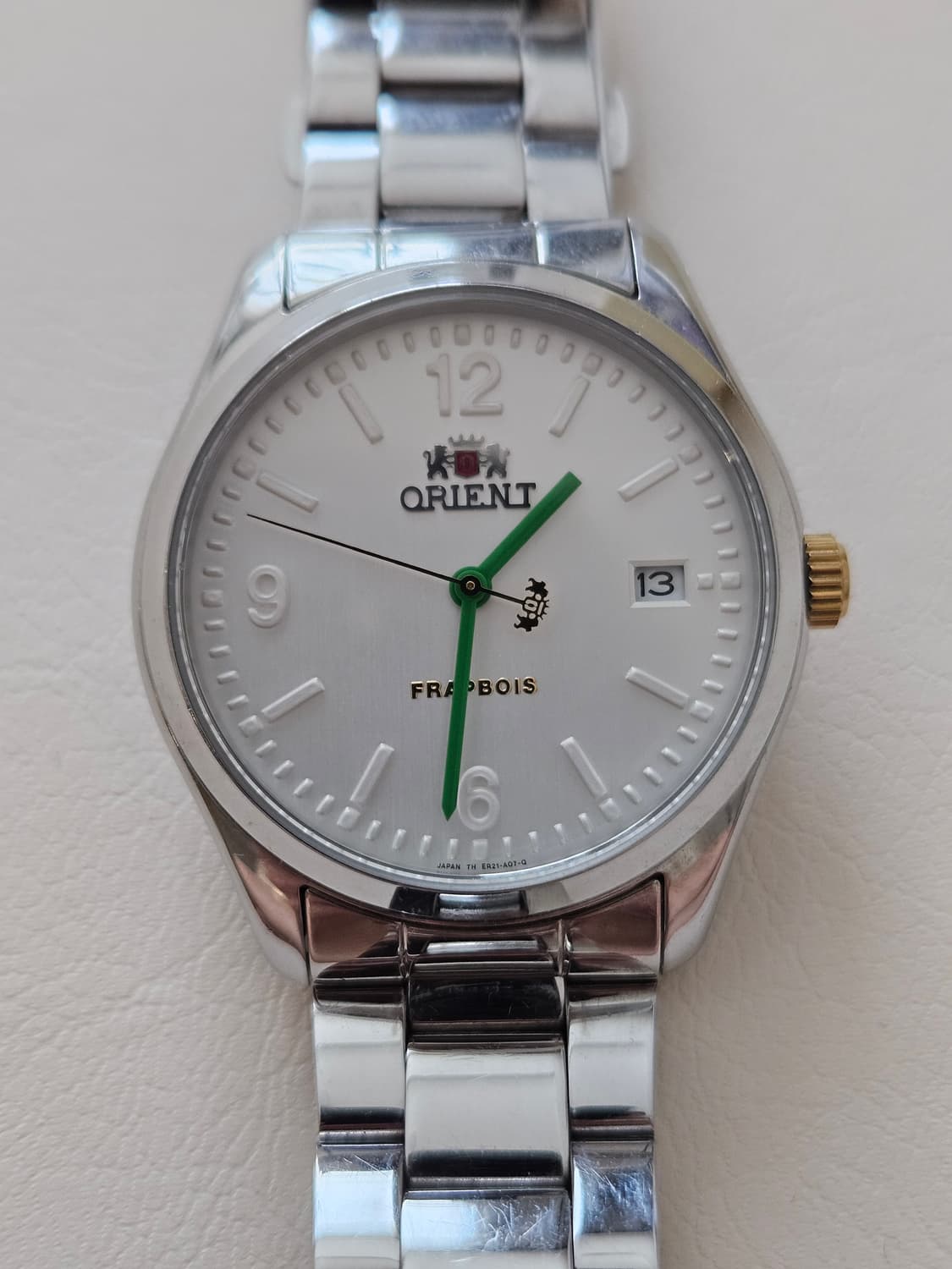 오리엔트 FRAPBOIS 콜라보 실버 메탈 시계 상품이미지3