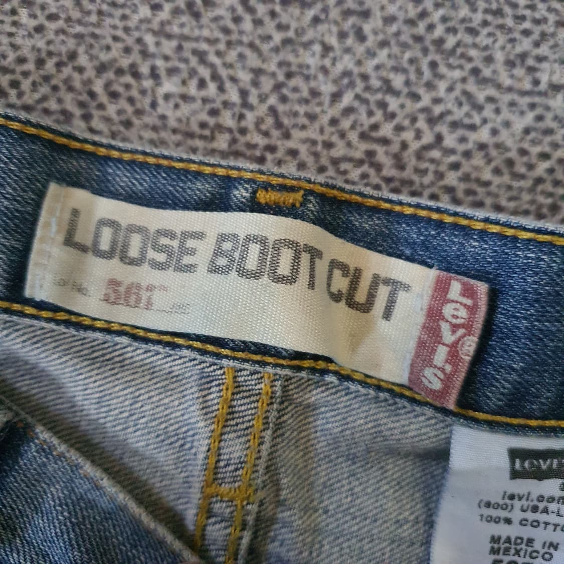 00s 리바이스567루즈 부츠컷 데님 팬츠 상품이미지4