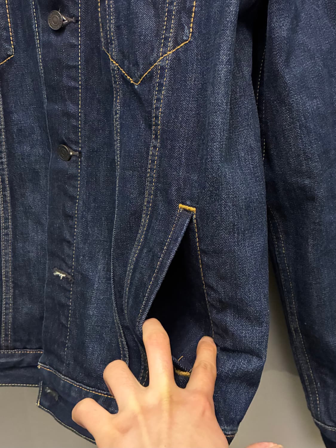 (L)리바이스 3세대 72334 진청 데님 트러커자켓 데님자켓 청자켓 상품이미지5