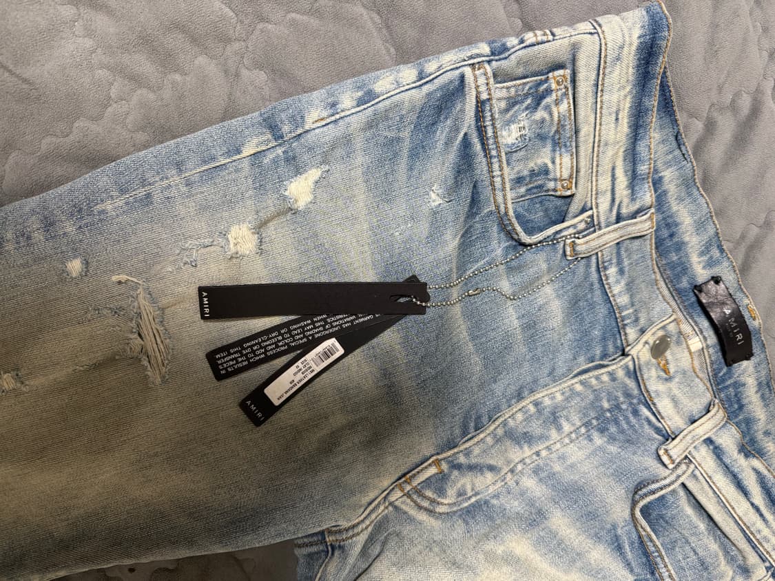 아미리 MX1 Skinny Blue Bandana 진 상품이미지6