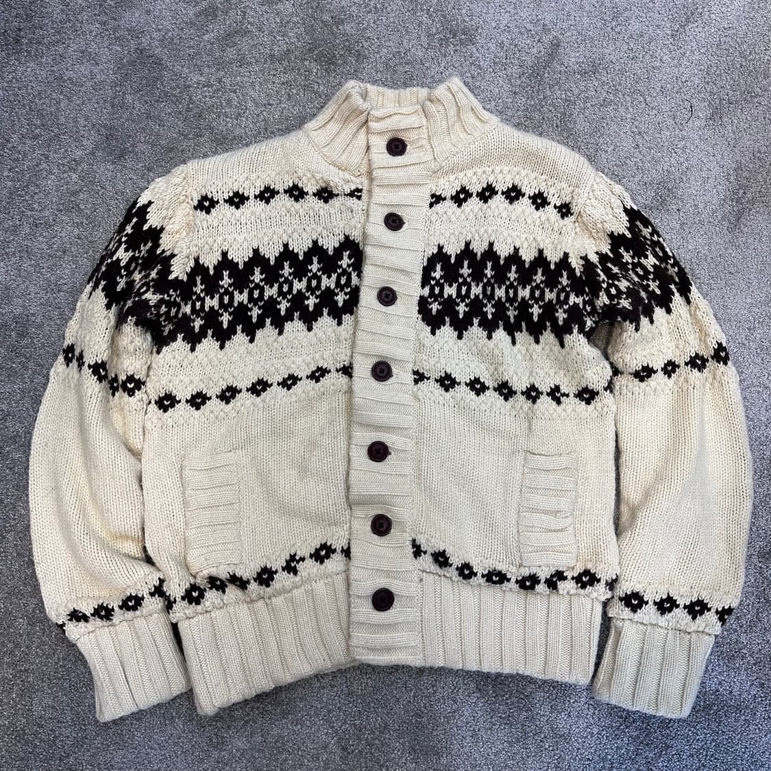 아베크롬비 헤비 울 쉐르파 코위찬 가디건L 상품이미지1