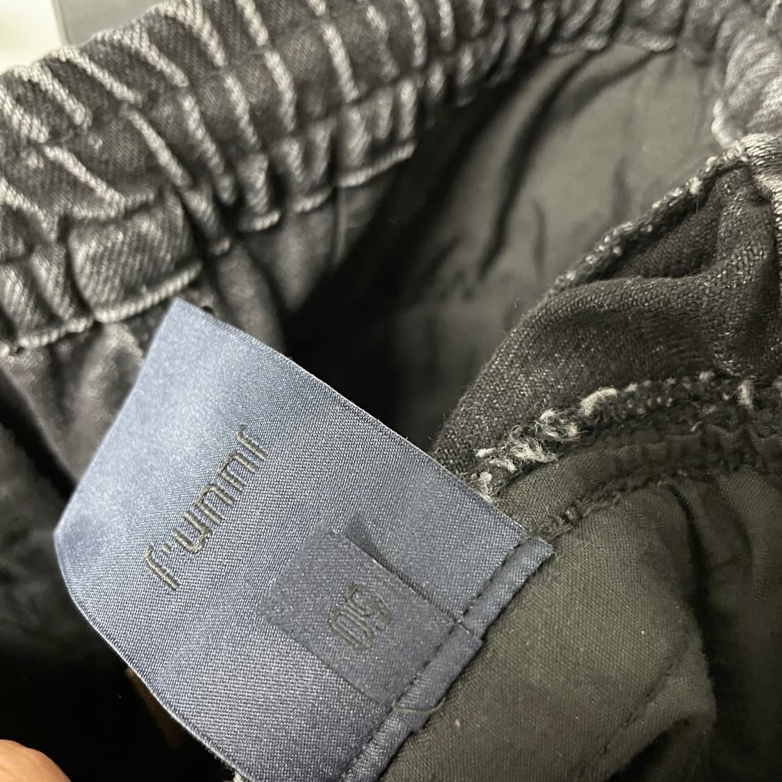 2021 준지 흑청 데님 조거 팬츠 50 상품이미지6