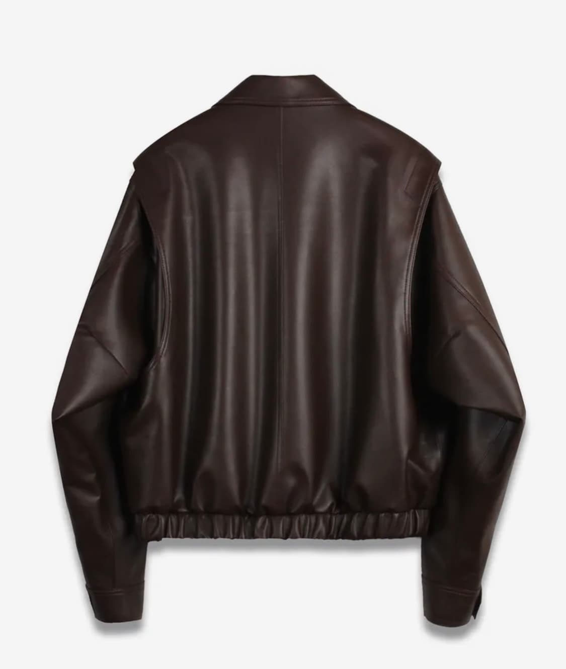도프제이슨 비건레더 보머 자켓 브라운 L 상품이미지8